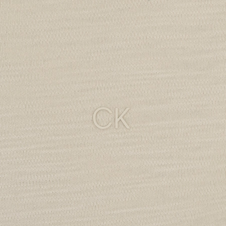 Alternative Image for ProductCalvin Klein Short Sleeve Polo T Shirt Beige3