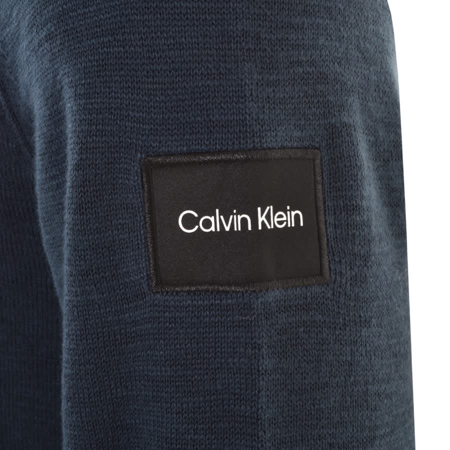 Alternative Image for ProductCalvin Klein Slub Texture Knit Jumper Navy3