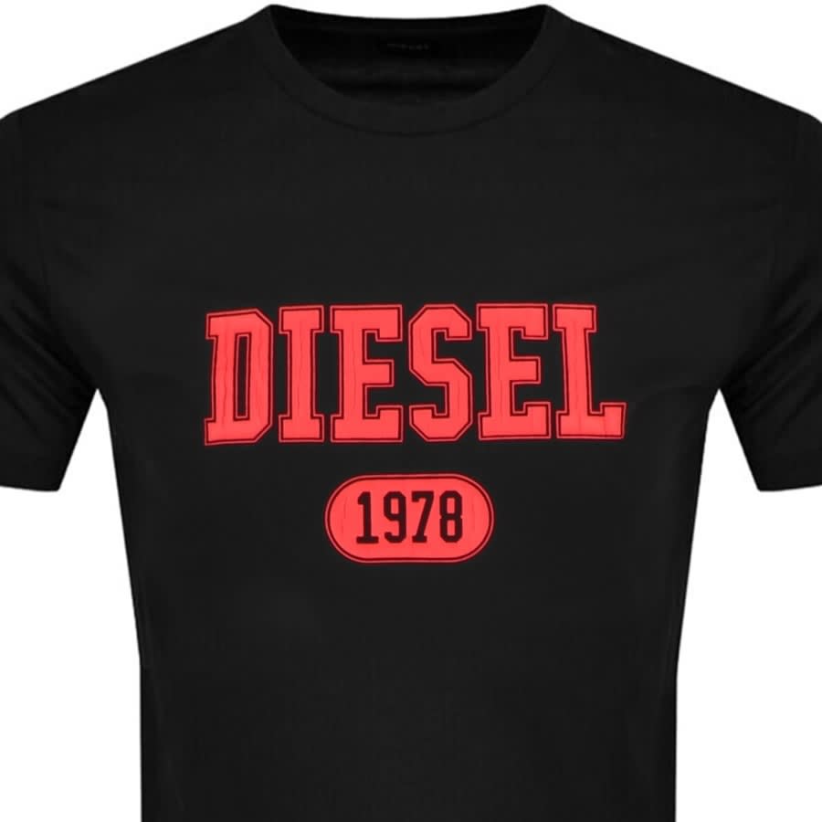 Alternative Image for ProductDiesel T Diegor Logo T Shirt Black2