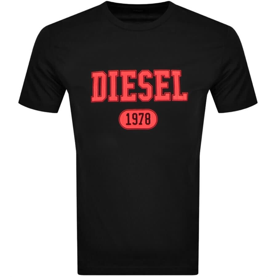 Alternative Image for ProductDiesel T Diegor Logo T Shirt Black1