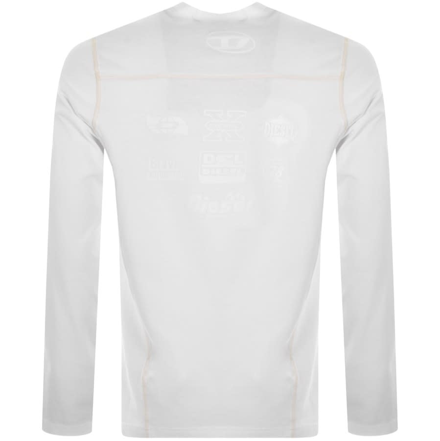 Alternative Image for ProductDiesel Long Sleeve T Shirt White3