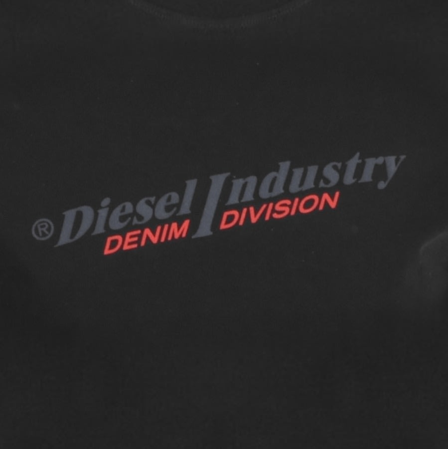 Alternative Image for ProductDiesel Long Sleeve T Shirt Black3