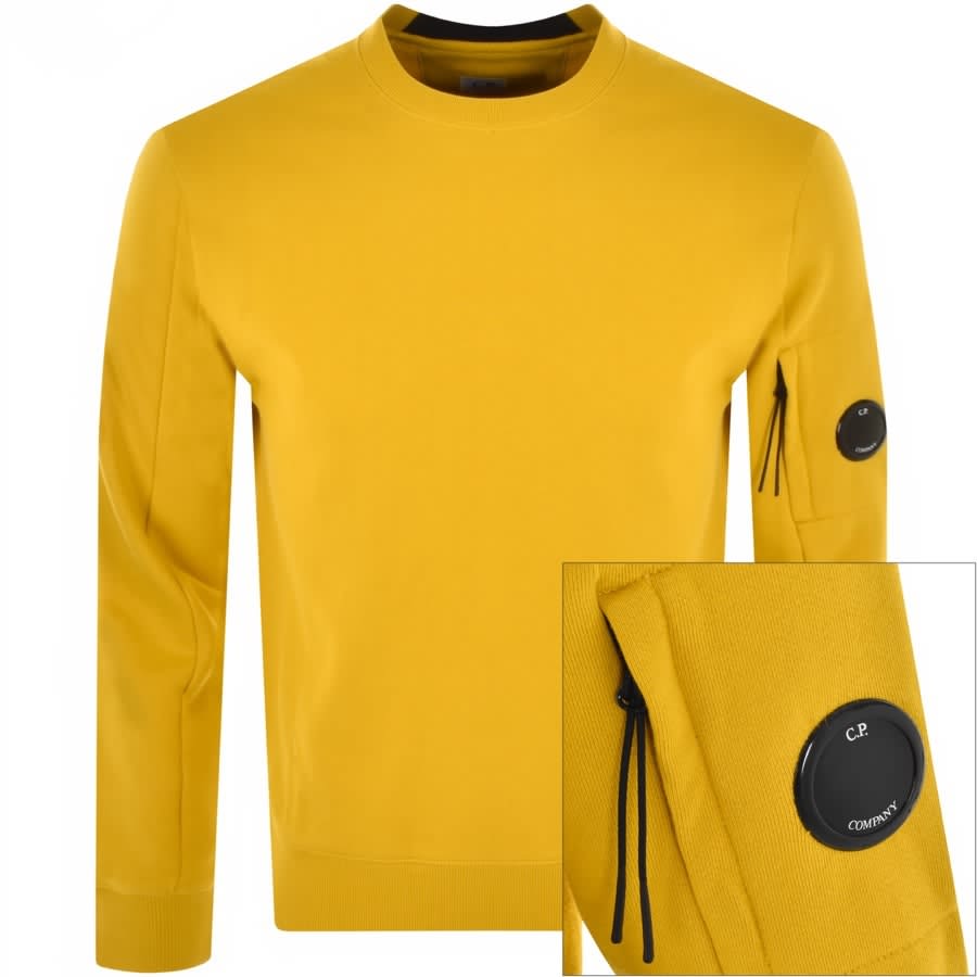 yellow cp company jumper