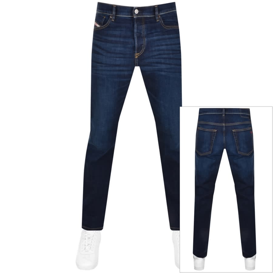 Alternative Image for ProductDiesel D Fining Dark Wash Jeans Navy1