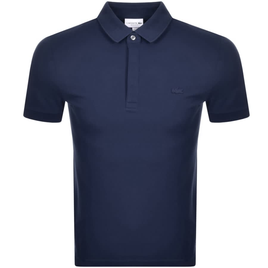 Lacoste Short Sleeved Polo T Shirt Navy | Mainline Menswear