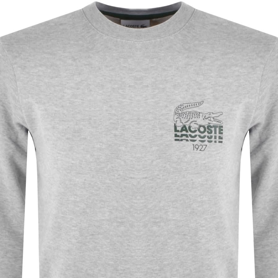 Alternative Image for ProductLacoste Crew Neck Sweatshirt Grey2
