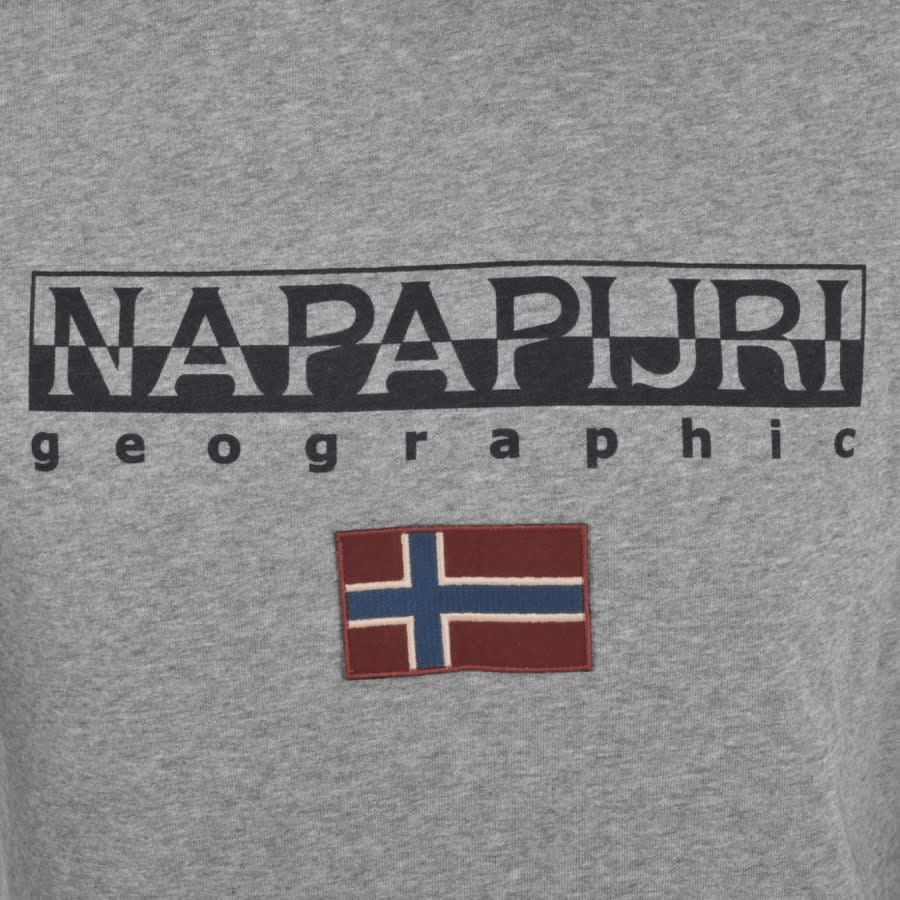 Alternative Image for ProductNapapijri Ayas Flag Logo Hoodie Grey3
