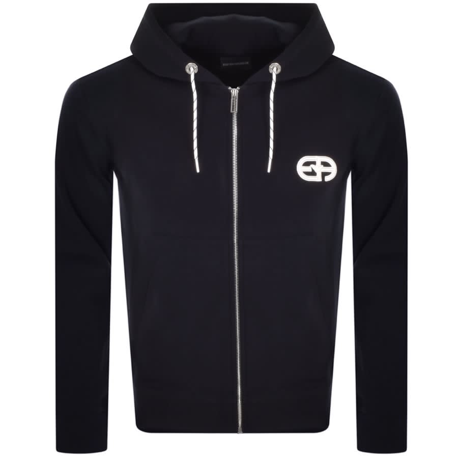 Alternative Image for ProductEmporio Armani Full Zip Hoodie Navy1