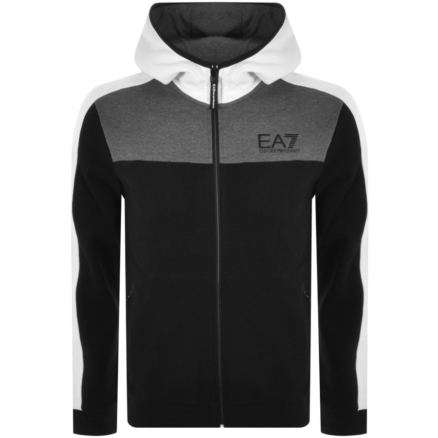 Alternative Image for ProductEA7 Emporio Armani Hooded Tracksuit Black2