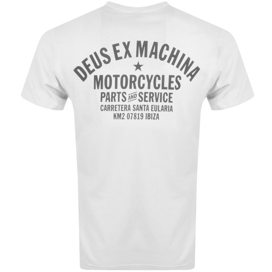 Alternative Image for ProductDeus Ex Machina Logo T Shirt White3