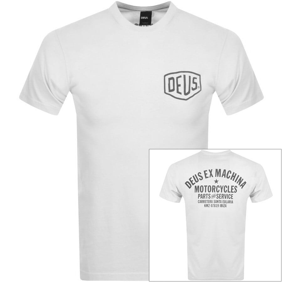 Alternative Image for ProductDeus Ex Machina Logo T Shirt White1