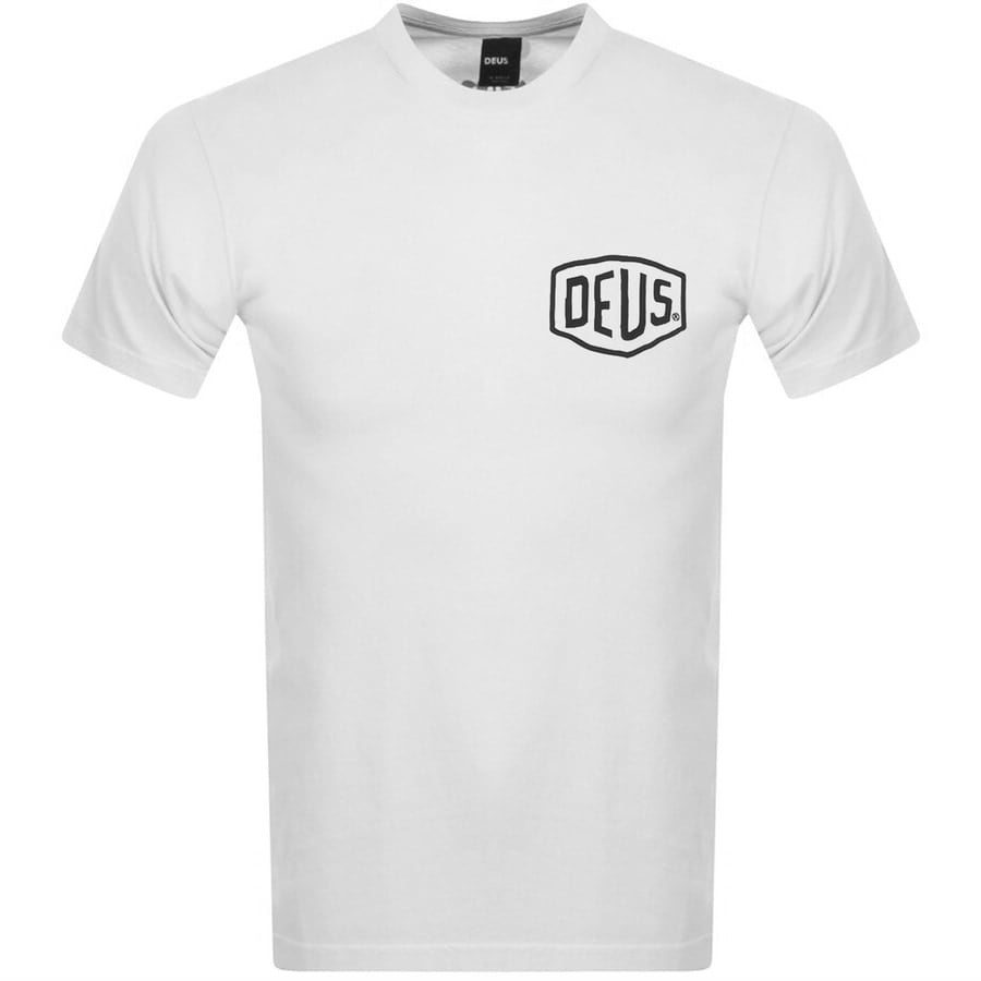 Alternative Image for ProductDeus Ex Machina Logo T Shirt White2