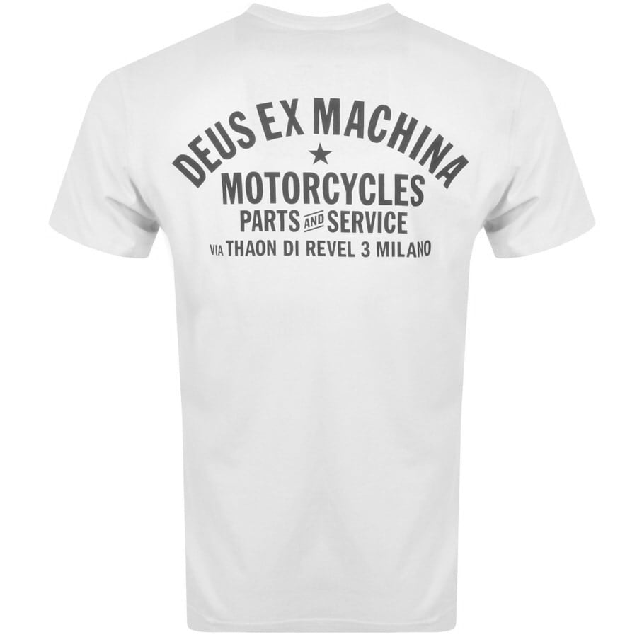 Alternative Image for ProductDeus Ex Machina Logo T Shirt White3