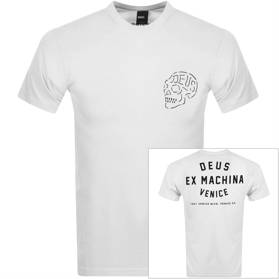 Details about   Deus Ex Machina Venice Address T-Shirt White