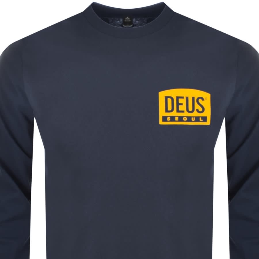 Alternative Image for ProductDeus Ex Machina Daft Steady T Shirt Navy2