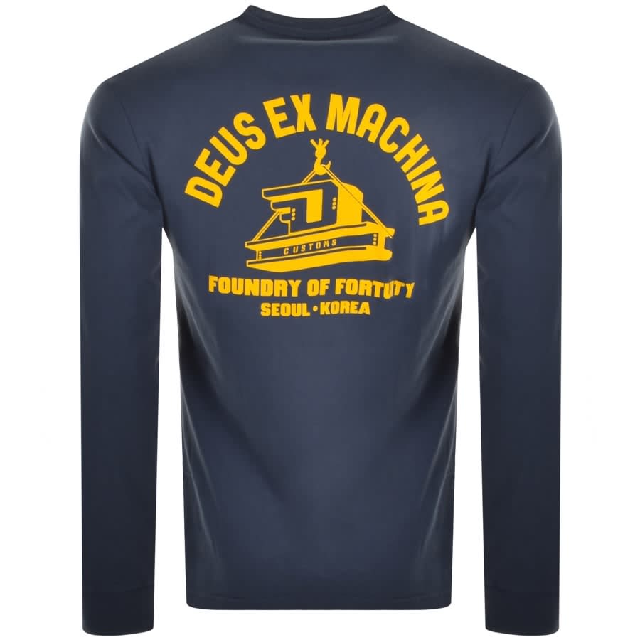 Alternative Image for ProductDeus Ex Machina Daft Steady T Shirt Navy3