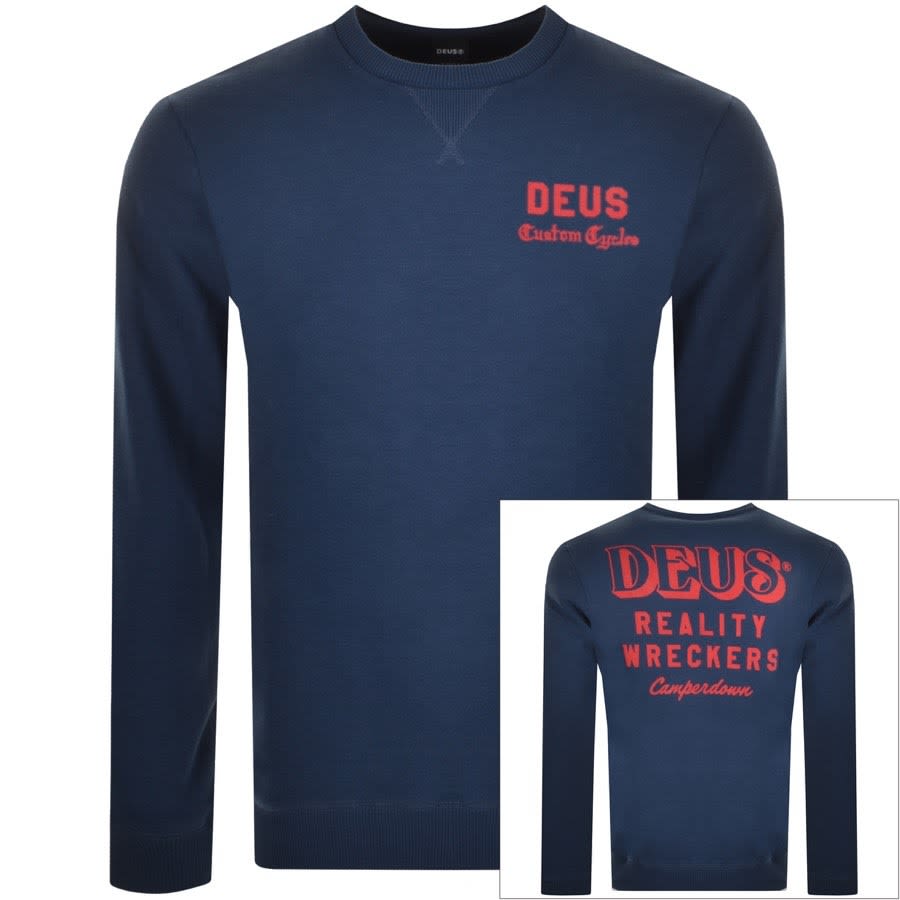 Alternative Image for ProductDeus Ex Machina Horsemouth Sweatshirt Navy1