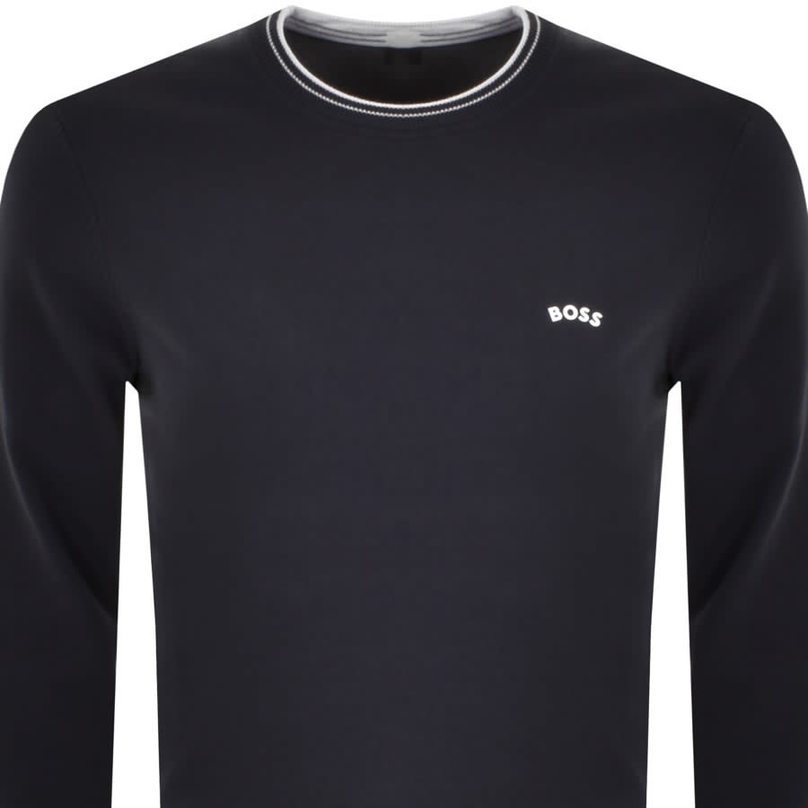 Alternative Image for ProductBOSS Ritom Knitted Jumper Navy2