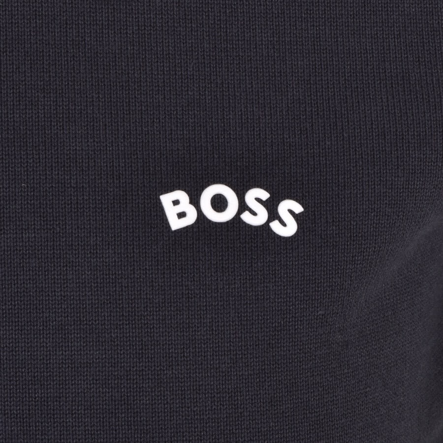 Alternative Image for ProductBOSS Ritom Knitted Jumper Navy3