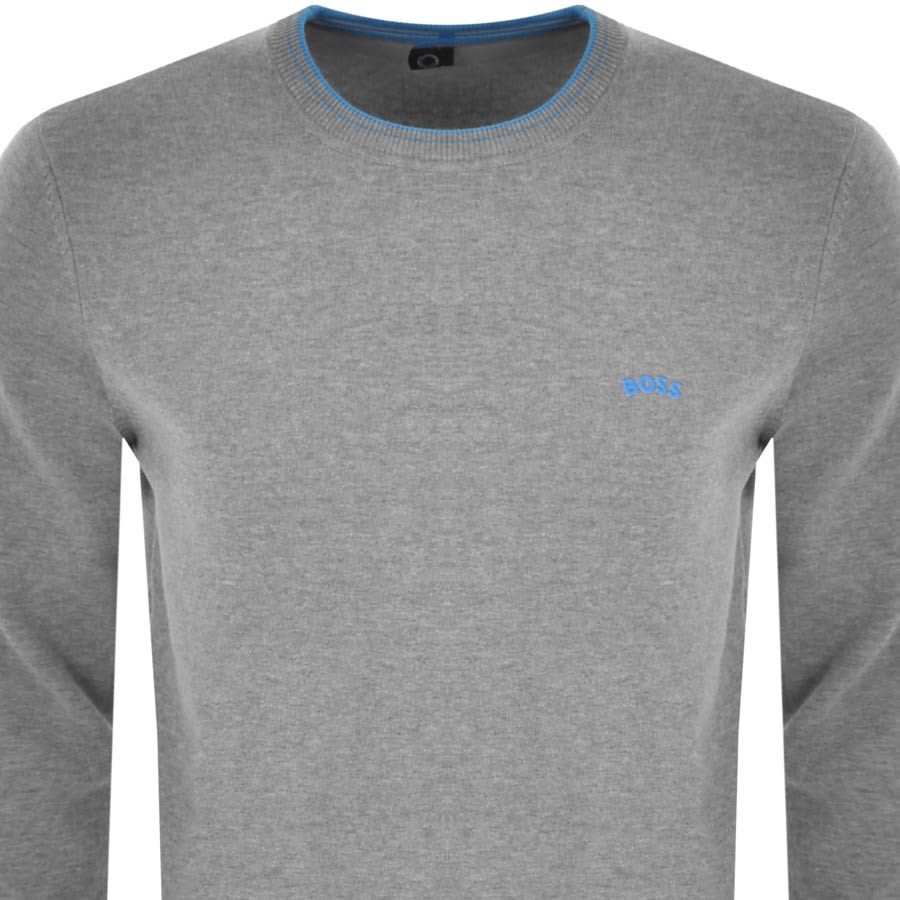 Alternative Image for ProductBOSS Ritom Knitted Jumper Grey2