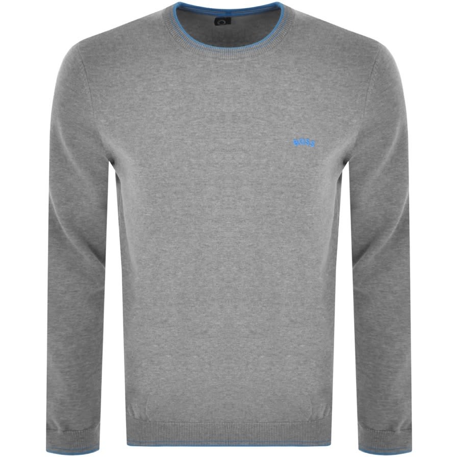 Alternative Image for ProductBOSS Ritom Knitted Jumper Grey1