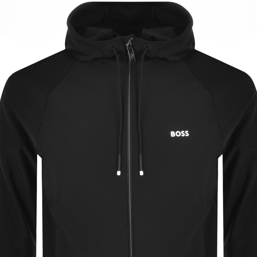 Alternative Image for ProductBOSS Sicon Gym Full Zip Hoodie Black2