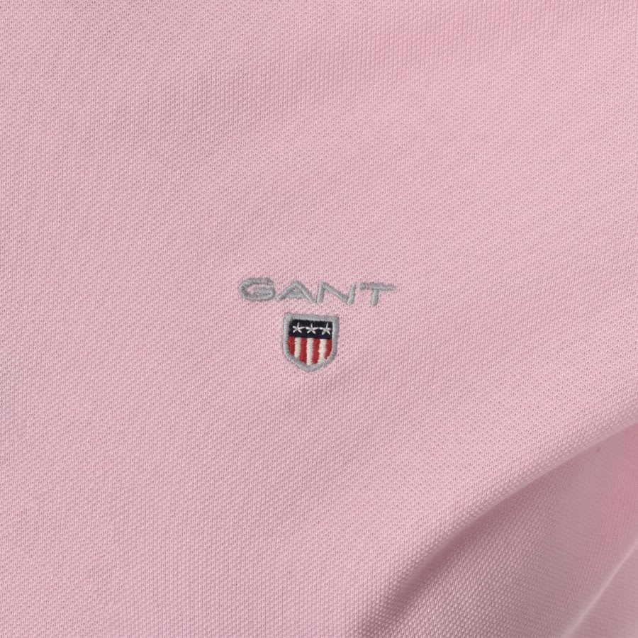 Alternative Image for ProductGant Oxford Pique Rugger Polo T Shirt Pink3