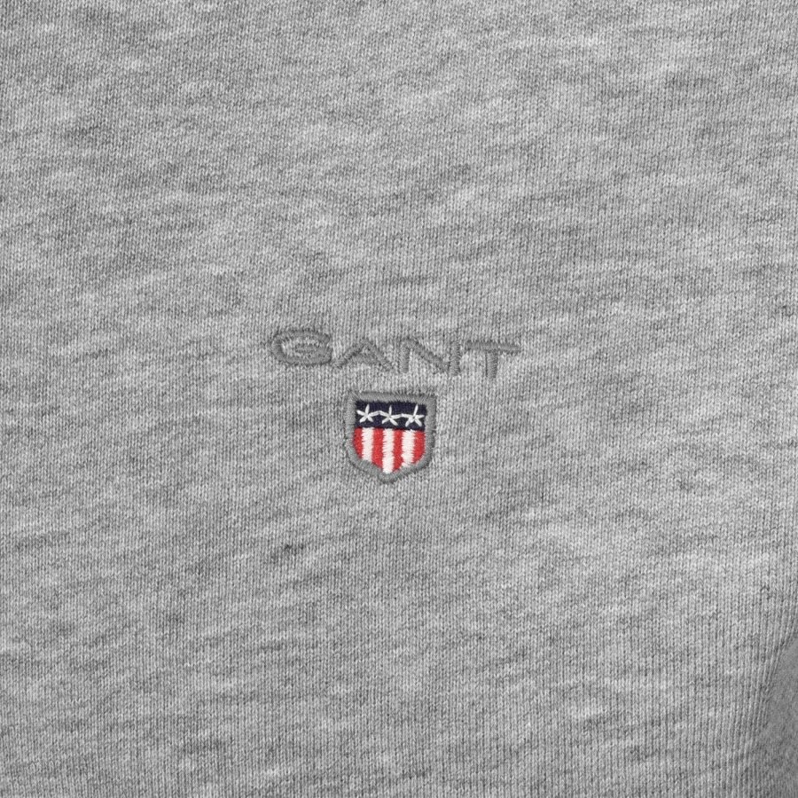 Alternative Image for ProductGant Crew Neck Logo Sweatshirt Grey3