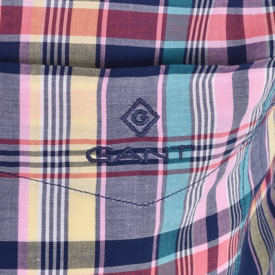 Alternative Image for ProductGant Check Short Sleeve Shirt Navy3