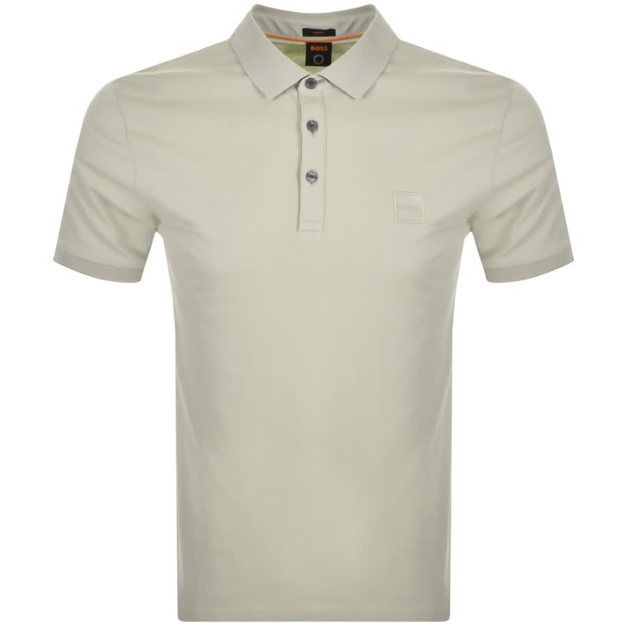 BOSS Passenger Polo T Shirt Beige 