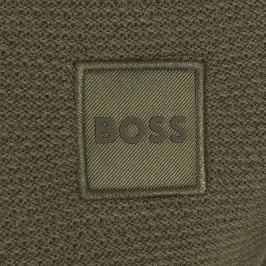 Alternative Image for ProductBOSS Katoural Crew Neck Knit Jumper Khaki3