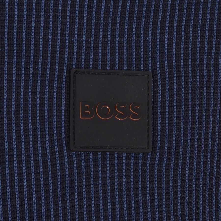 Alternative Image for ProductBOSS Artedo Full Zip Knit Jumper Navy3