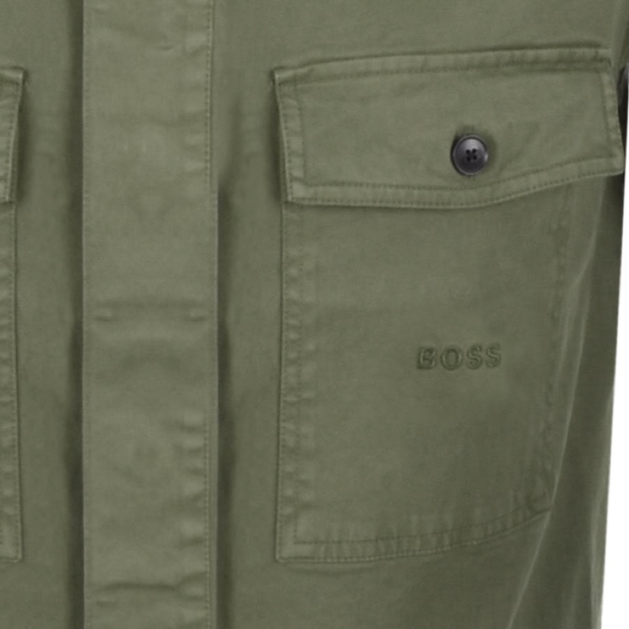 Alternative Image for ProductBOSS Lockino Short Sleeved Shirt Khaki3