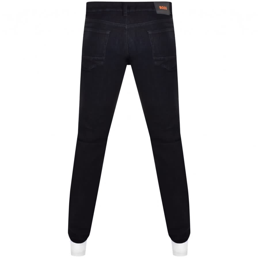 Alternative Image for ProductBOSS Maine Regular Fit Dark Wash Jeans Blue2