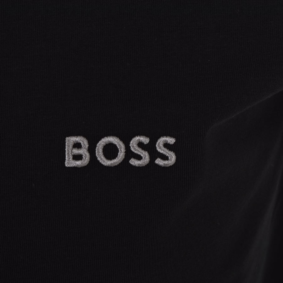 Alternative Image for ProductBOSS Lounge Long Sleeve Logo T Shirt Black3