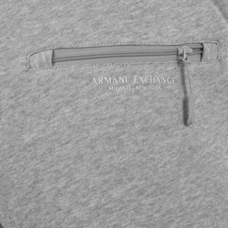 Alternative Image for ProductArmani Exchange Logo Sweat Shorts Grey3