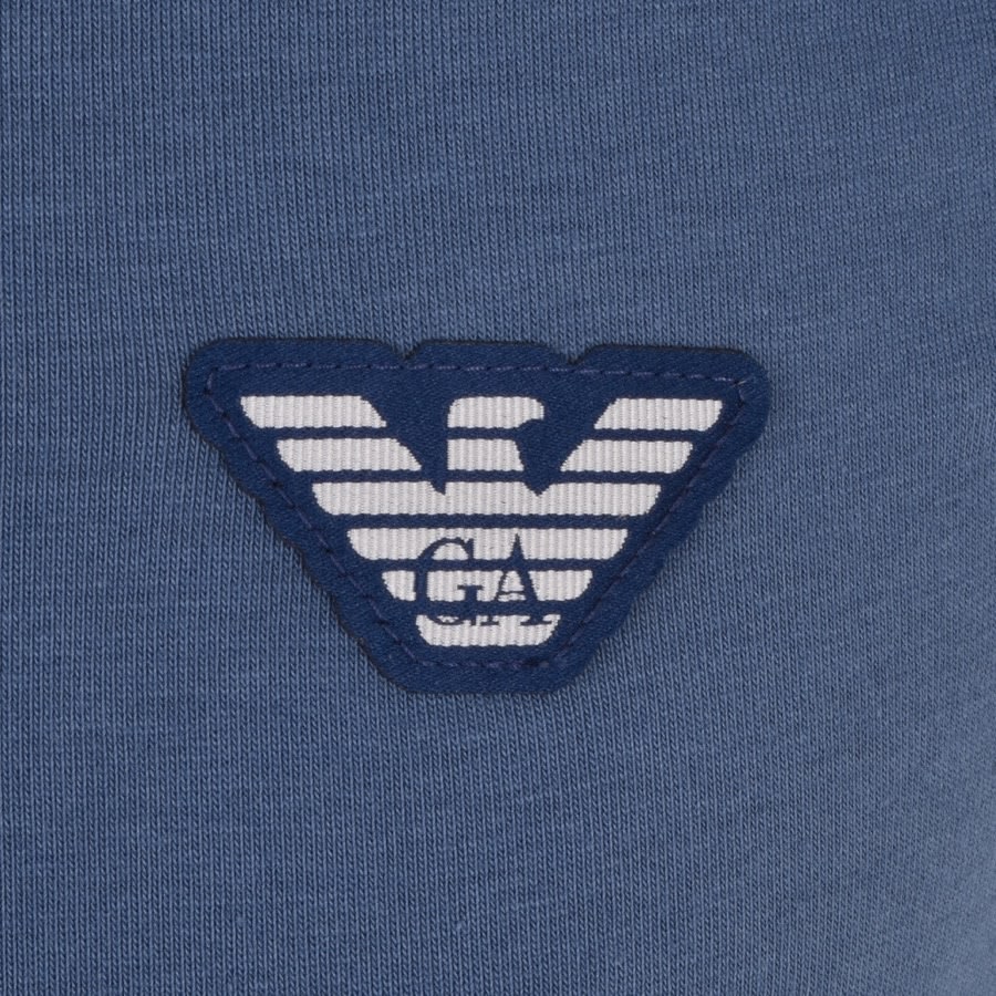 Alternative Image for ProductEmporio Armani Lounge Crew Neck T Shirt Blue3