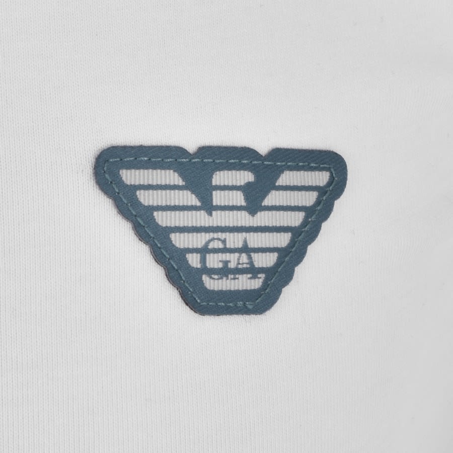 Alternative Image for ProductEmporio Armani Lounge Long Sleeve T Shirt White3