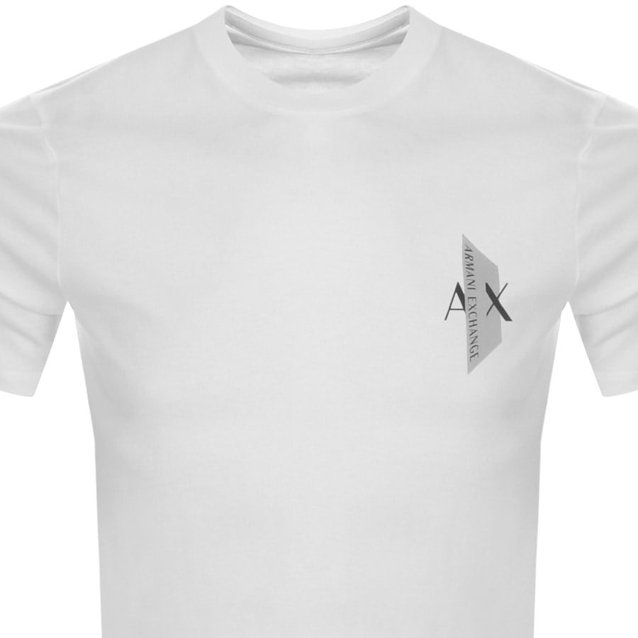 Alternative Image for ProductArmani Exchange Crew Neck Logo T Shirt White2