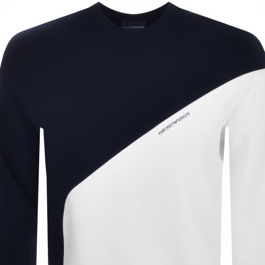 Alternative Image for ProductEmporio Armani Logo Sweatshirt Navy2