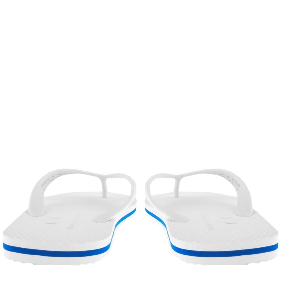 Alternative Image for ProductArmani Exchange Logo Flip Flops White3