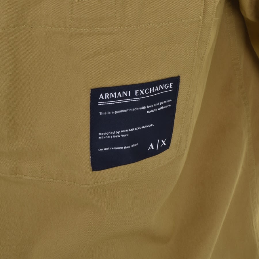 Alternative Image for ProductArmani Exchange Short Sleeved Shirt Brown3