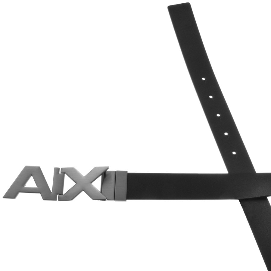 Alternative Image for ProductArmani Exchange Logo Belt Black2