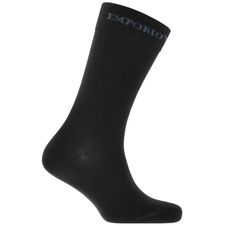 Alternative Image for ProductEmporio Armani 3 Pack Socks Black3