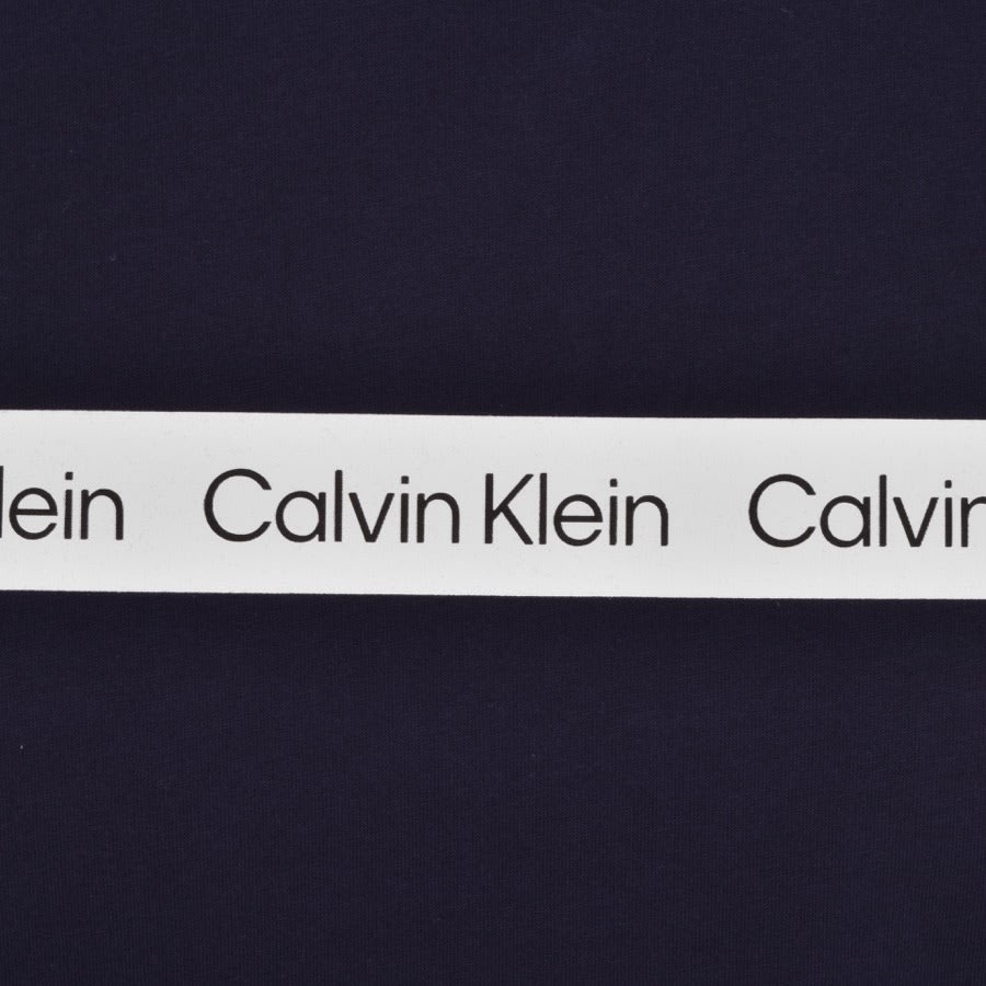 Alternative Image for ProductCalvin Klein Short Sleeve Logo T Shirt Navy3