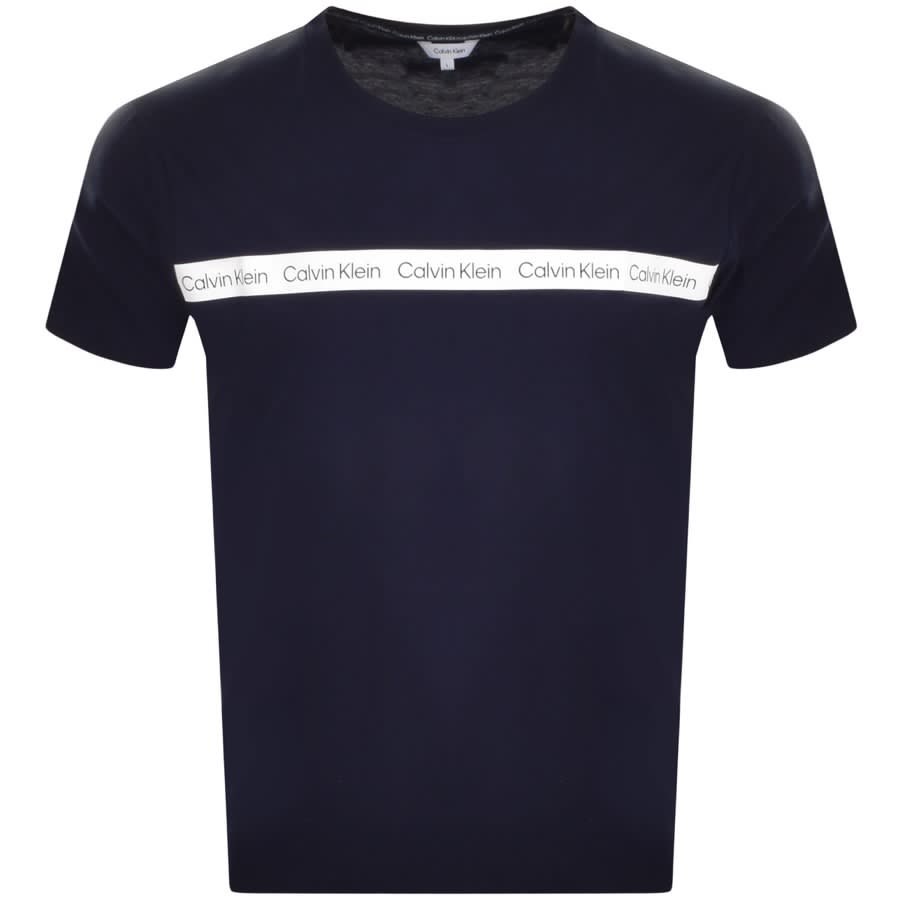 Alternative Image for ProductCalvin Klein Short Sleeve Logo T Shirt Navy1
