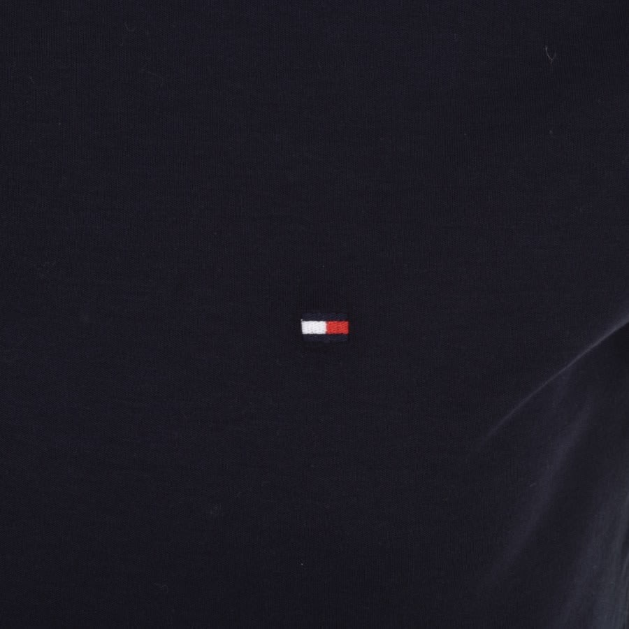 Alternative Image for ProductTommy Hilfiger Half Zip Polo T Shirt Navy3