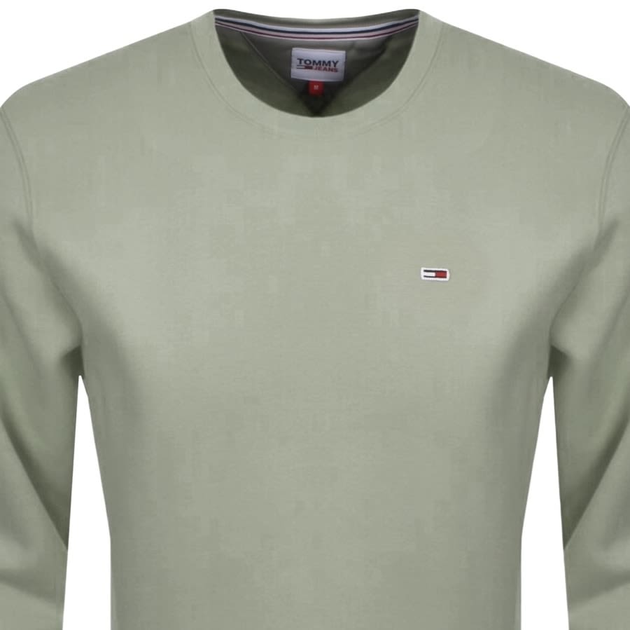 Alternative Image for ProductTommy Jeans Classic Logo Sweatshirt Green2