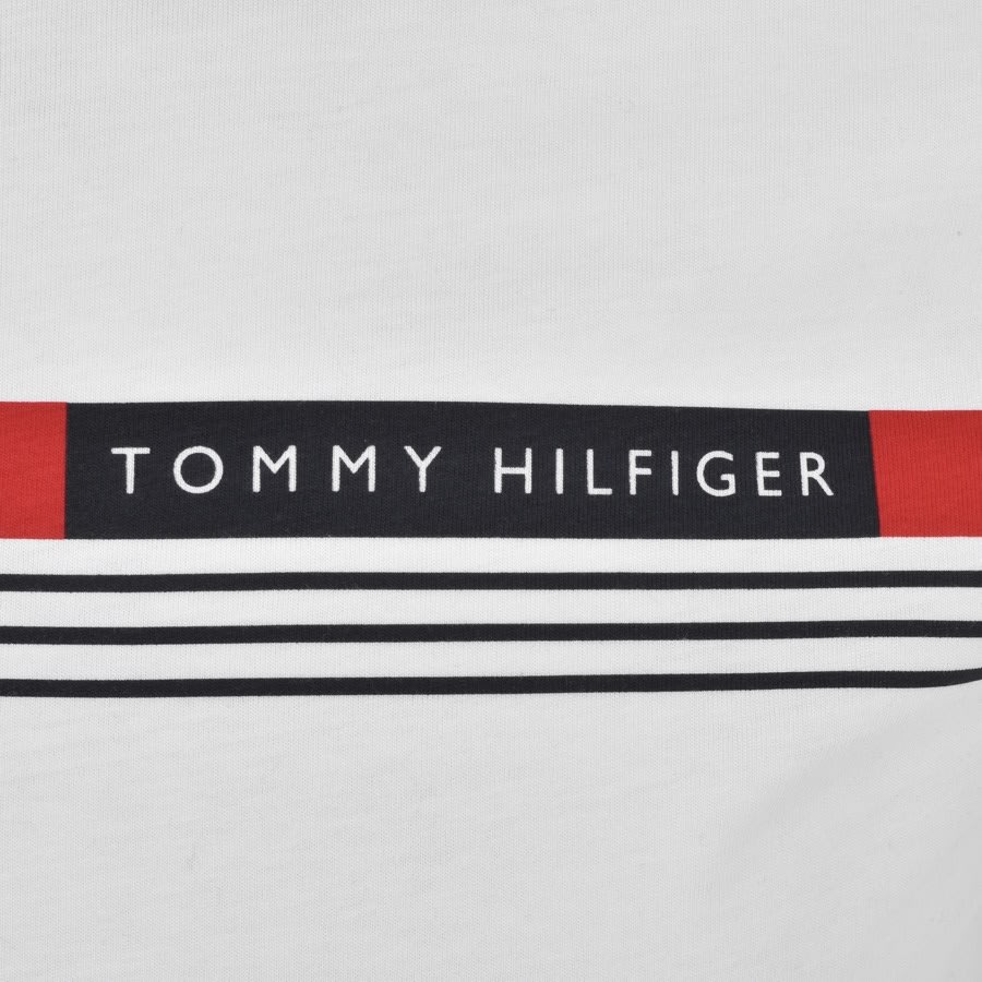 Alternative Image for ProductTommy Hilfiger Stretch Logo T Shirt White3
