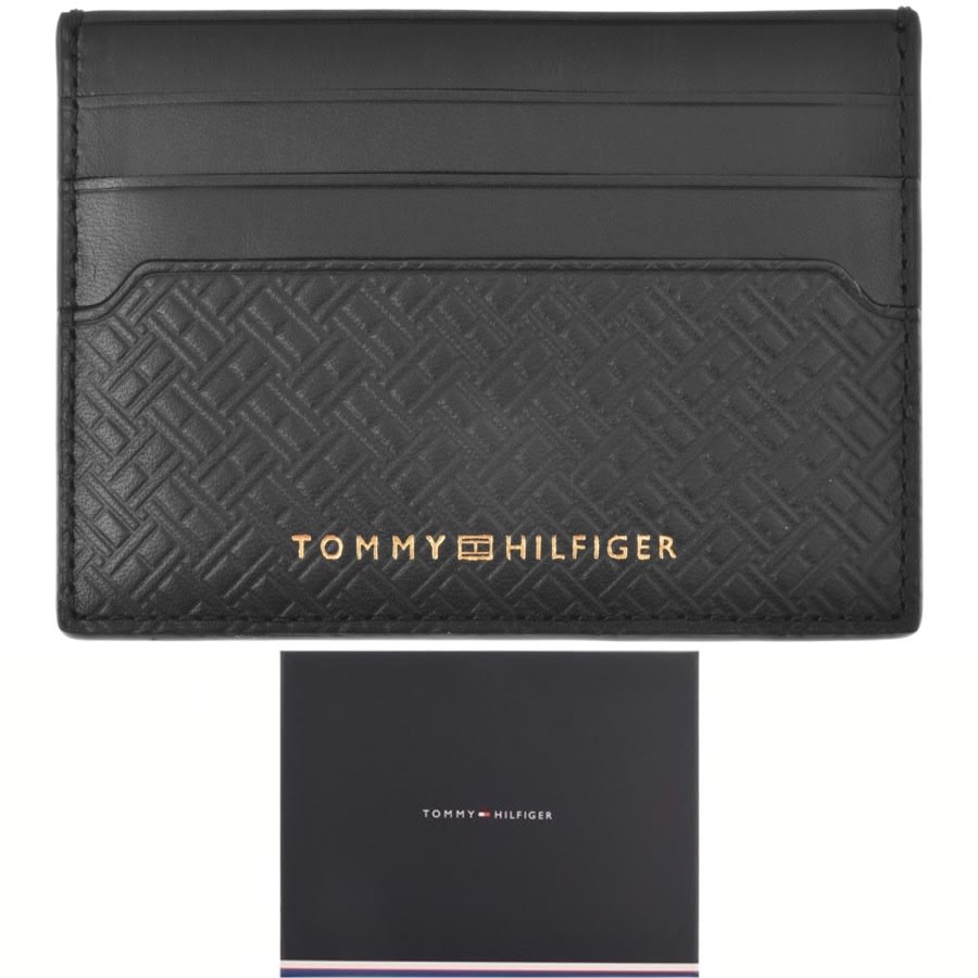 Alternative Image for ProductTommy Hilfiger Leather Card Holder Black1